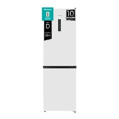 Hisense Frigorífico combi – Hisense RB390N4DWD, No Frost, 186 cm, 304 l, Multi Air Flow, Blanco