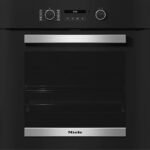 Miele Horno - Miele H 2465 BP Active, Multifunción, Pirolítico, 76 l, 59.5 cm, Conectividad, Negro obsidiana