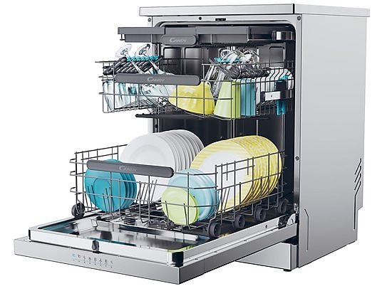 Candy Lavavajillas - Candy Rapido' CF 5C7F1X, 15 servicios, 8 programas, Inicio Diferido, Motor Inverter, 60 cm, Conectividad Wi-Fi, Inox - Imagen 5