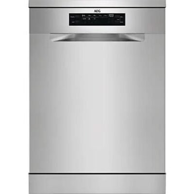 AEG Lavavajillas – AEG FFB64617ZM, 13 servicios, 8 programas, 60 cm, Sistema AirDry, Inox