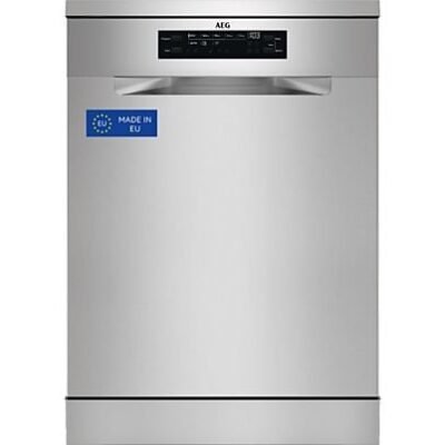 AEG Lavavajillas – AEG FFB74927ZM, 14 servicios, 8 programas, 60 cm, Sistema AirDry, Inox