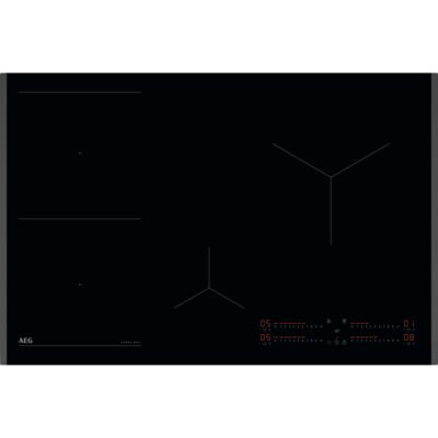 AEG Placa de inducción – AEG Serie 7000 SenseBoil V84IIB10FB, 4 zonas, 780 mm, Negro