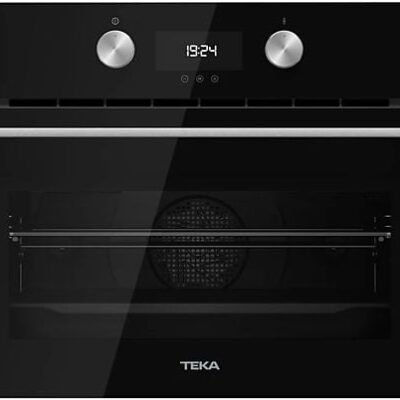 Teka Horno con microondas – Teka HLC 8440, Multifunción, Limpieza por agua, 41 l, 59.5 cm, Touch Control, Negro