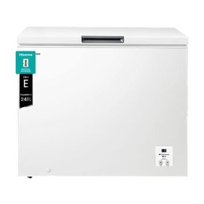 Hisense Congelador horizontal – Hisense FT321D4AWLE, 248 l, 88 cm, Cesta interior, Blanco