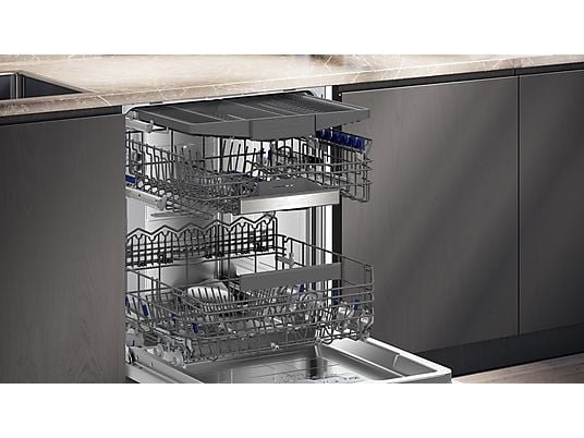 Lavavajillas integrable - Siemens SX75ZX07CE, 14 servicios, 8 programas, 59.8 cm, VarioSpeed+, Sin panelar - Imagen 3