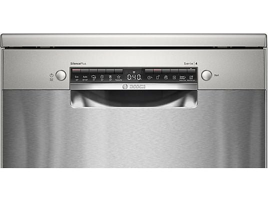 BOSCH Lavavajillas - BOSCH SMS4EMI06E, 14 servicios, 6 programas, 60 cm, Silence Plus, Acero inoxidable - Imagen 5