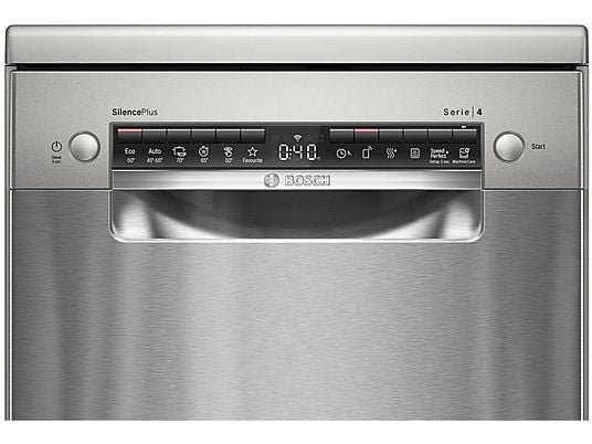 Bosch Lavavajillas - Bosch SPS4HMI49E, 10 servicios, 6 programas, 45 cm, Silence Plus, Acero inoxidable - Imagen 4