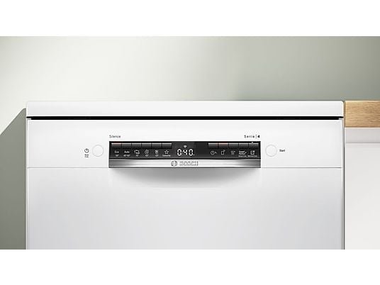 Bosch Lavavajillas - Bosch SMS4HVW02E, 14 servicios, 6 programas, 60 cm, Home Connect, ActiveWater, Blanco - Imagen 3