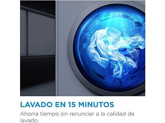 Midea Lavadora carga superior - Midea MF100T80B/W-ES, 8 kg, 1300 rpm, 15 programas, Display, Blanco - Imagen 8