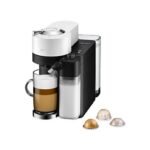 De Cafetera de cápsulas - De'Longhi Nespresso® Vertuo Lattissima ENV300.W, 1500 W, 1.6 l, Depósito de leche, Calentamiento 30s, Blanco