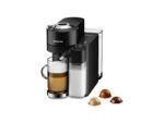 De Cafetera de cápsulas - De'Longhi Nespresso® Vertuo Lattissima ENV300.B, 1500 W, 1.6 l, Depósito de leche, Calentamiento 30s, Negro