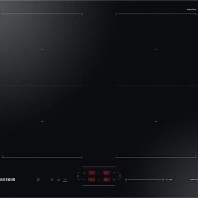 Samsung Placa inducción – Samsung NZ64B5066FK/U1, 4 zonas, 21cm x 38 cm, Zona Dual Flex, 59cm, Negro