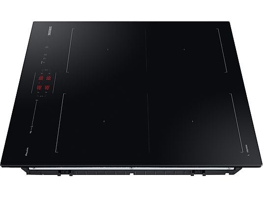 Samsung Placa inducción - Samsung NZ64B5066FK/U1, 4 zonas, 21cm x 38 cm, Zona Dual Flex, 59cm, Negro - Imagen 2