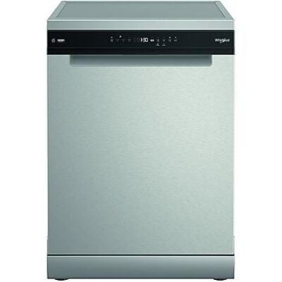 Whirlpool Lavavajillas – Whirlpool W7F HP43 X, 15 cubiertos, 10 programas, 60 cm, Tercera bandeja, 6th SENSE, Inox
