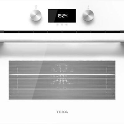 Teka Horno con microondas – Teka HLC 8440 C, Multifunción, Limpieza por vapor, 40l, 59.5 cm, 5 potencias, Blanco