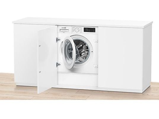SIEMENS Lavadora integrable - SIEMENS WI12W327ES, Serie IQ500, 8 kg, 1200 rpm, 8 programas, WaterPerfect Plus, VarioSpeed, Blanco - Imagen 5
