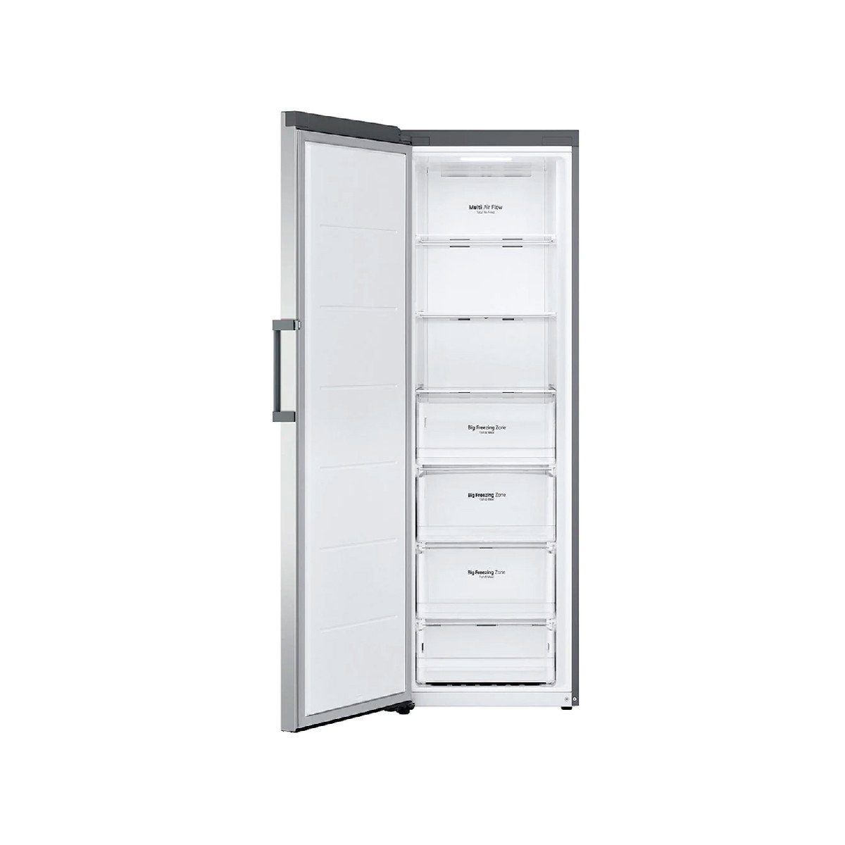 Congelador vertical - LG GFE41PZGSZ, 355 l, 1860 mm, Grey - Imagen 3