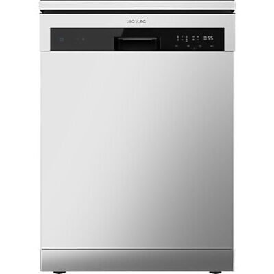 Cecotec Lavavajillas – Cecotec Bolero Aguazero 6200 Inox D, 14 servicios, 6 programas, 60 cm, Electronic Aqua Stop, Turbo Dry+, Inox