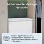 Congelador horizontal - CANDY CCHH 3012E, 300 l, 840 mm, Blanco - Imagen 6
