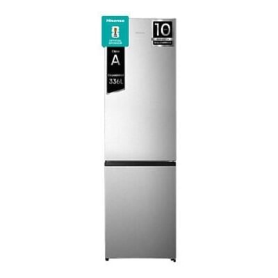 Hisense Frigorífico combi – Hisense RB440N4ACA, No Frost, 201.7 cm, 336 l, Multi-Air Flow. Motor Inverter, Inox