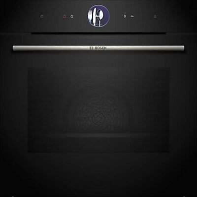 Bosch Horno a vapor – Bosch HSG7361B1, Multifunción, Hidrolítica, 71 l, Steam Plus, Pantalla táctil TFT Plus, 59.4 cm, Negro