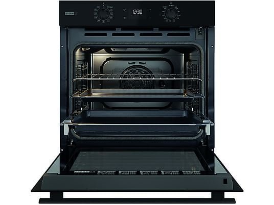 Whirlpool Horno - Whirlpool OMSR58RU1SB, Multifunción, Pirolítico e hidrolítico,71 l, 59.5 cm, Función Vapor, Smart Clean, Cook3, Negro - Imagen 3