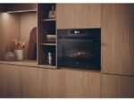 Haier Horno compacto - Haier Full Touch Series 4 HWO45CO4P7B, Multifunción, Pirolítico y por agua, 50 l, Función Pizza, 13 funciones, 60 cm, Negro - Imagen 8