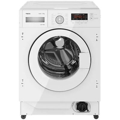 Teka Lavadora integrable – Teka LI6 1481, 8 kg, 1400 rpm, 16 Programas, Inverter, Programación Diferida, Sin panelar
