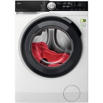 AEG Lavadora carga frontal – AEG LFR8504L6Q, 11 Kg, 1400 rpm, 12 programas, PowerClean, A – 10%, Blanco
