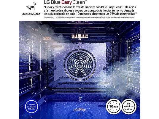 LG Horno a vapor - LG WS9D7672WM, Multifunción, Pirolítico, 76 l, 59.2 cm, Cristal negro mate - Imagen 5