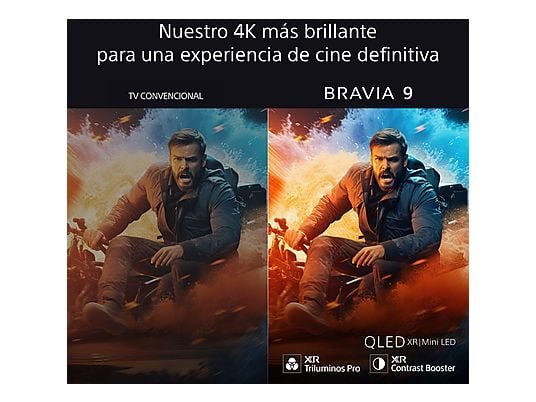 Sony TV QLED 85" - Sony Bravia 9, XR | Mini LED, 4K HDR, Google Smart TV 2024, Gaming PS5, IMAX, Dolby Atmos/Vision, Chromecast, Airplay, 120Hz, 85XR9 - Imagen 7