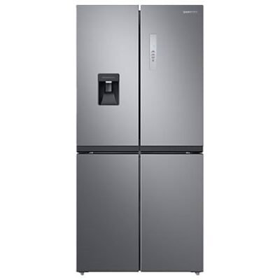 Samsung Frigorífico americano – Samsung RF48A401EM9/EF, Twin Cooling Plus, 179.3 cm, 488 l, Dispensador de agua, Twist Ice maker, Inox