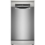 Bosch Lavavajillas - Bosch SPS4EMI61E, Serie 4, 10 servicios, 6 programas, 45 cm, Tecnología Active Water, Home Connect, Inox
