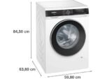Siemens Lavadora carga frontal - Siemens WG44G2ZAES, Serie IQ500, 9 kg, 1400 RPM, 17 programas, Smart Finish, programa AntiManchas, Blanco - Imagen 6