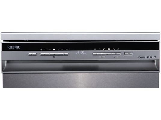 KOENIC Lavavajillas - KOENIC KDW 6021-13 C IN FS, 14 Servicios, 8 Programas, Ancho 59.6 cm, Libre instalación, Inox - Imagen 6