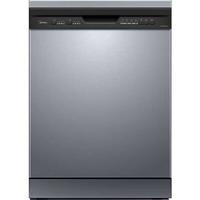 Midea Lavavajillas – Midea MFD60S080X, 12 Servicios, 4 Programas, Ancho 59.8 cm, Inicio Diferido, Inox