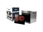 Infiniton Pack Horno + Encimera - Infiniton HV-CB65H30, Multifunción, Grill, 65 l, Vitrocerámica, 3 Zonas , Acristalamiento triple, Inox - Imagen 3