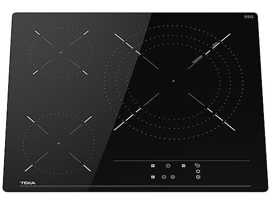 Teka Placa vitrocerámica - Teka TBC 63632 TTC, 3 zonas, 32 cm Zona Grande, 60 cm, Función Booster, Temporizador, Stop & Go, Negro - Imagen 4
