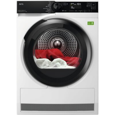 AEG Secadora bomba de calor – AEG Serie 8000 AbsoluteCare TR839T4PBCP, 9 kg, Blanco