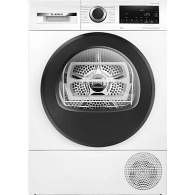 Bosch Secadora bomba de calor – Bosch WQG245D0ES, Serie 6, 9 kg, 15 programas, AutoDry, Condensador Autolimpiante, Blanco