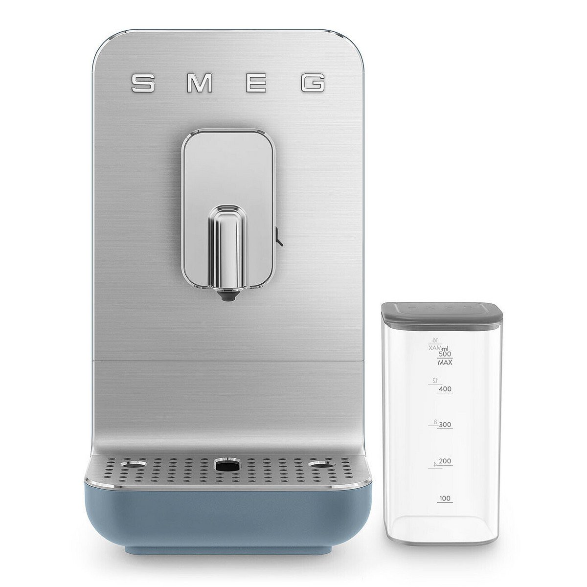 SMEG Cafetera superautomática - SMEG BCC13SBMEU, 19 bar, 1350 W, Azul tormenta