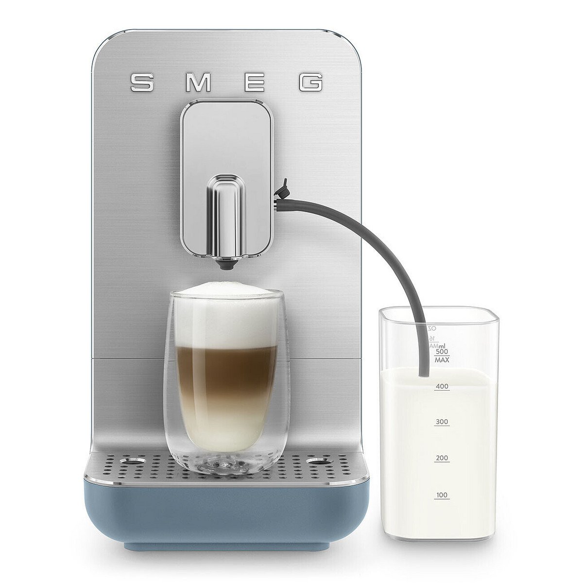 SMEG Cafetera superautomática - SMEG BCC13SBMEU, 19 bar, 1350 W, Azul tormenta - Imagen 7