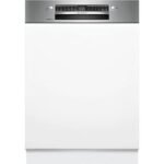 Bosch Lavavajillas integrable - Bosch SMI4ECS28E, Serie 4, 14 servicios, 6 programas, 60 cm, Home Connect, Silence Plus, Sin panelar