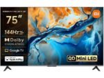 Xiaomi TV Mini LED 75" - Xiaomi TV S Mini LED 75 2025, UHD 4K, Smart TV con Google, 144 Hz, Gris cepillado