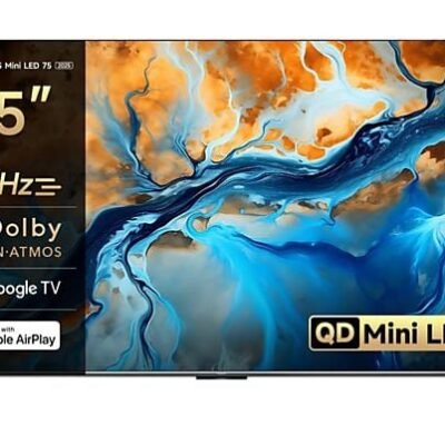 Xiaomi TV Mini LED 75″ – Xiaomi TV S Mini LED 75 2025, UHD 4K, Smart TV con Google, 144 Hz, Gris cepillado