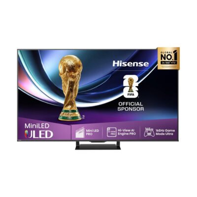 HISENSE TV Mini LED 55″ – HISENSE 55U7Q PRO, UHD 4K, Quad Core MT9655, Smart TV, Negro