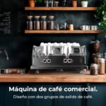 Cafetera express - CECOTEC Baristeo Regina, 9 bar, 5200 W, 300 - Imagen 2