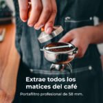 Cafetera express - CECOTEC Baristeo Regina, 9 bar, 5200 W, 300 - Imagen 5
