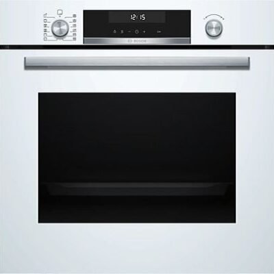 Bosch Horno – Bosch HBG578EW7, Multifunción, Pirolítico, 71 l, 3d Hotair, Función Air Fry, 60 cm, Blanco
