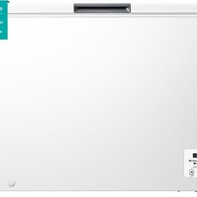 Hisense REACONDICIONADO Seminuevo Excelente Congelador horizontal – Hisense FT386D4AWLYE, 84.7 cm, 297 l, Función Dual, Bordes suaves, Blanco